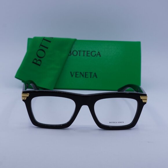 Bottega Veneta BV1059O 001 Rectangle Eyeglasses 51mm – Black - Picture 3 of 10